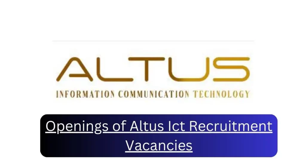 Altus Ict Recruitment