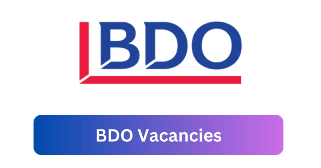 BDO Vacancies